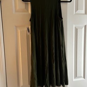 causal green dress